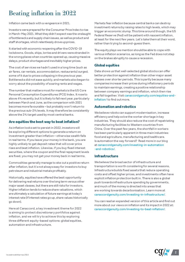 Investment Themes for 2022 - Page 2